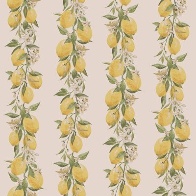 product image of Lemon Stripe Yellow/Beige Wallpaper from the Just Kitchens Collection by Galerie Wallcoverings 540