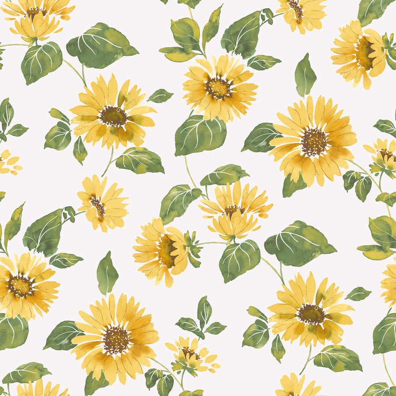 media image for sample sunflower trail yellow green wallpaper from the just kitchens collection by galerie wallcoverings 1 297