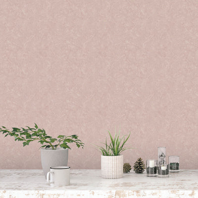 product image for Nordic Elements Plain Texture Wallpaper in Pink 54