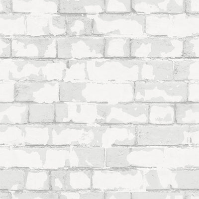 product image for Brick Wall Silver/Grey Wallpaper from the Nostalgie Collection by Galerie Wallcoverings 76