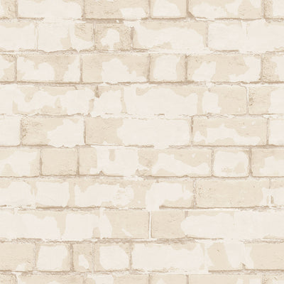 product image for Brick Wall Cream Wallpaper from the Nostalgie Collection by Galerie Wallcoverings 2
