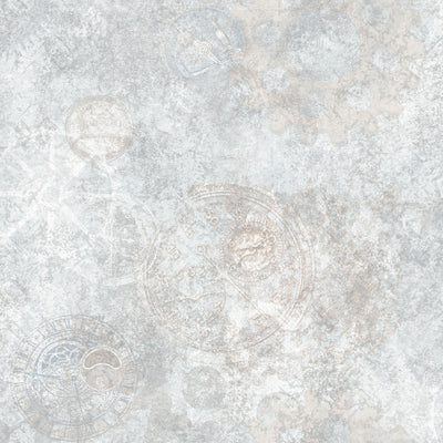 product image for Gears Silver/Grey Wallpaper from the Nostalgie Collection by Galerie Wallcoverings 91