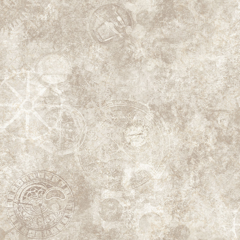 media image for Gears Beige Wallpaper from the Nostalgie Collection by Galerie Wallcoverings 212