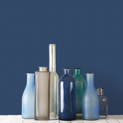 product image for Nordic Elements Geometric Wallpaper in Blue 48