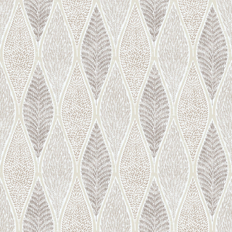 media image for Nordic Elements Tree Leaf Wallpaper in Beige 291