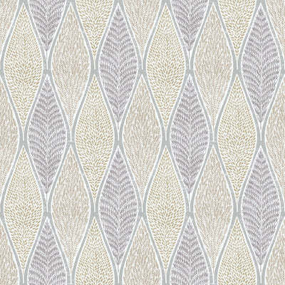 product image for Nordic Elements Tree Leaf Wallpaper in Metallic 52