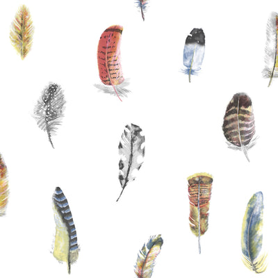 product image for Feathers Multi Wallpaper from the Global Fusion Collection by Galerie Wallcoverings 23