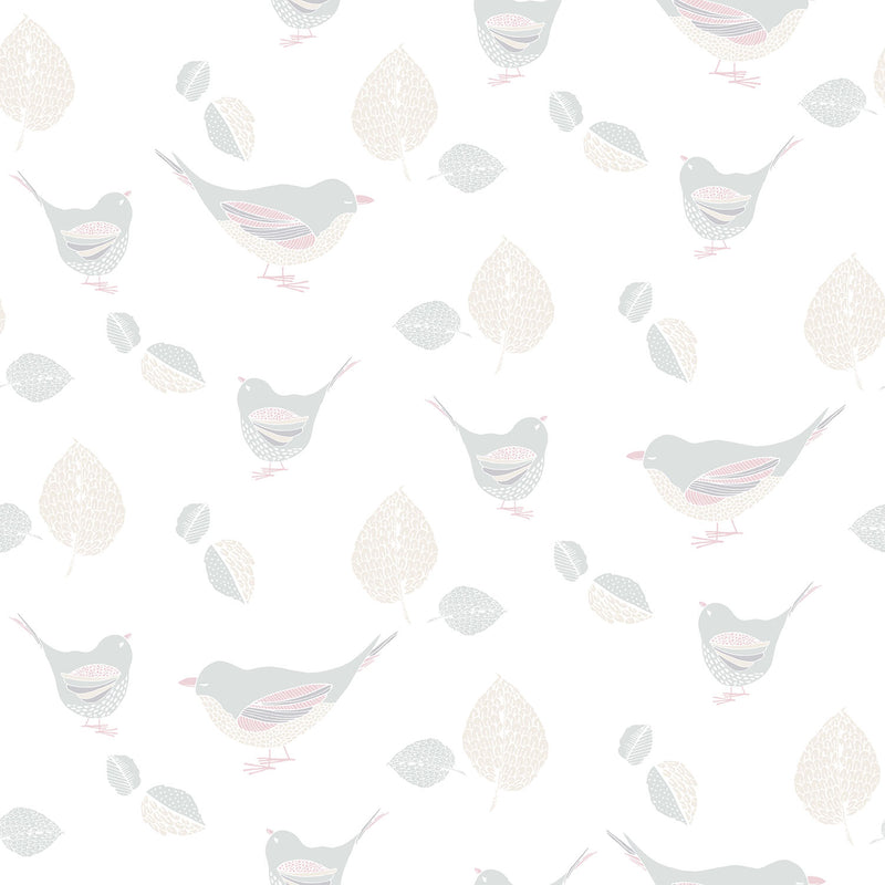 media image for Bird Neutral Wallpaper from the Just 4 Kids 2 Collection by Galerie Wallcoverings 278