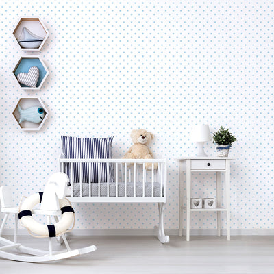 product image for Twinkle Star Blue Wallpaper from the Just 4 Kids 2 Collection by Galerie Wallcoverings 25