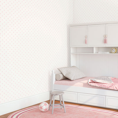 product image for Twinkle Star Pink Wallpaper from the Just 4 Kids 2 Collection by Galerie Wallcoverings 45