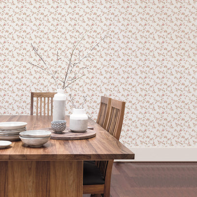 product image for Delicate Floral Cranberry/Tan Wallpaper from the Small Prints Collection by Galerie Wallcoverings 47