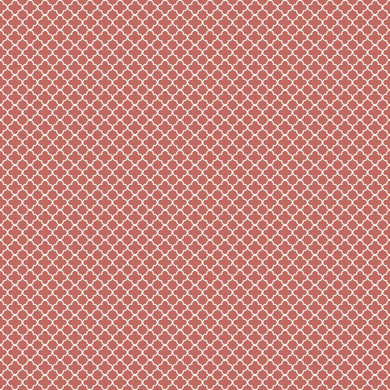 media image for Medallion Cranberry Wallpaper from the Small Prints Collection by Galerie Wallcoverings 222