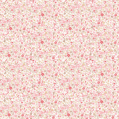 product image for Mini Mod Floral Cranberry/Tan Wallpaper from the Small Prints Collection by Galerie Wallcoverings 41