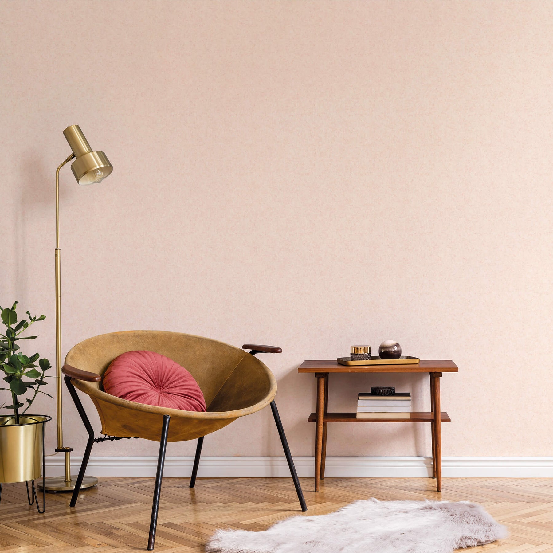 Shop Mini Texture Blush Wallpaper from the Small Prints Collection ...