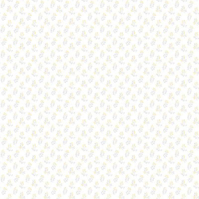 product image for Vintage Bud Yellow/Grey Wallpaper from the Small Prints Collection by Galerie Wallcoverings 94