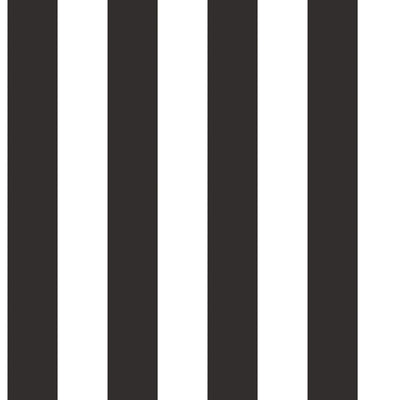 Shop Awning Stripe Black Wallpaper from the Just Kitchens Collection ...