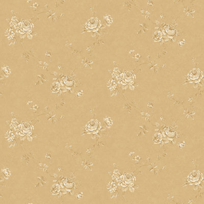 product image for Rose Trail Gold Wallpaper from the Palazzo Collection by Galerie Wallcoverings 94