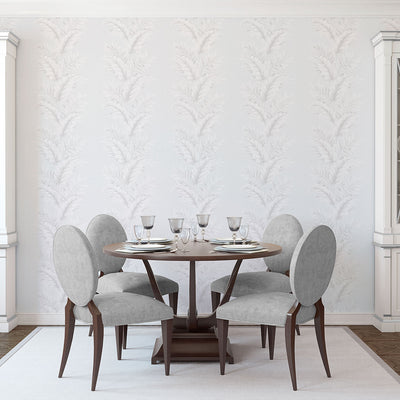 product image for Leafy White Wallpaper from the Palazzo Collection by Galerie Wallcoverings 97