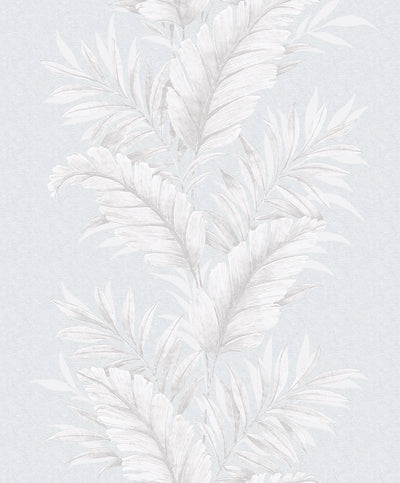 product image of Leafy White Wallpaper from the Palazzo Collection by Galerie Wallcoverings 588