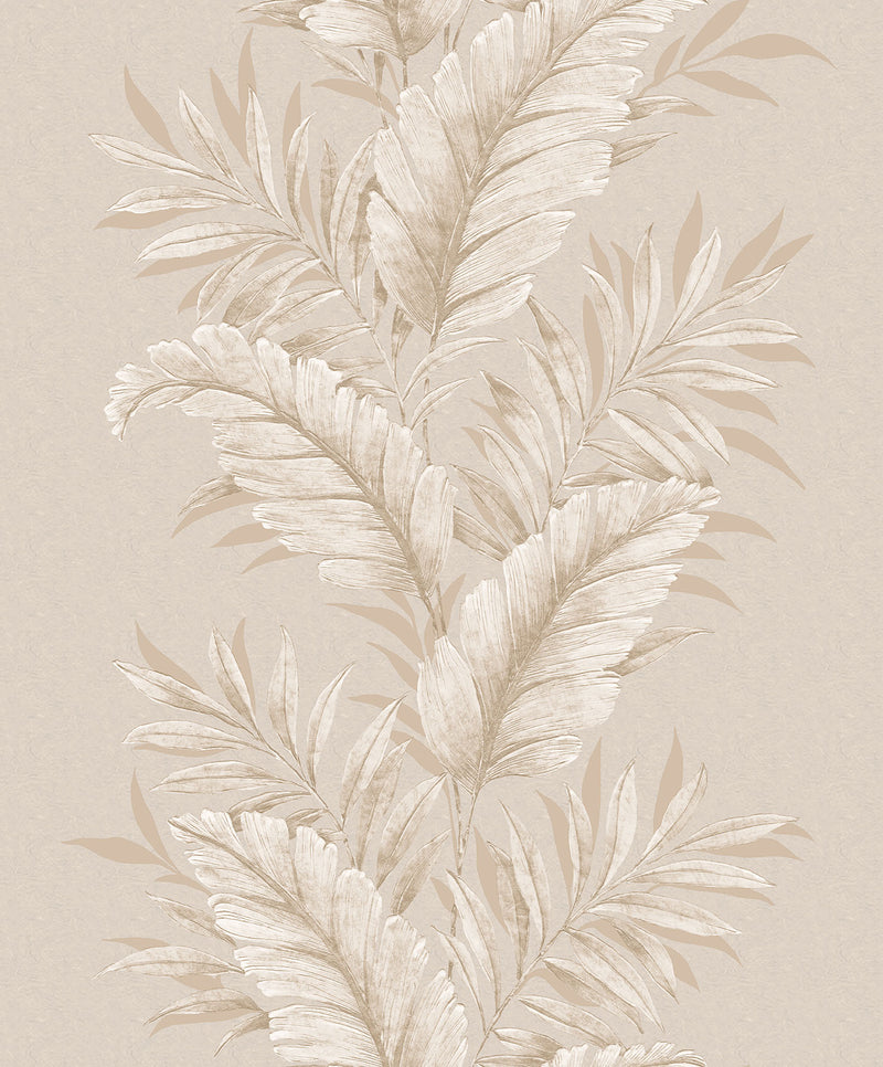 media image for Leafy Beige Wallpaper from the Palazzo Collection by Galerie Wallcoverings 234