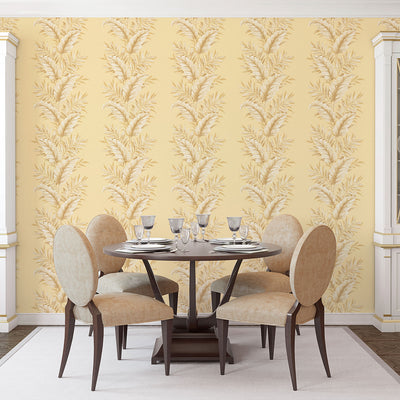 product image for Leafy Light Gold Wallpaper from the Palazzo Collection by Galerie Wallcoverings 46