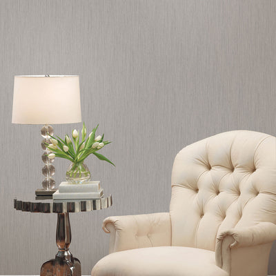 product image for Vertical Faux Grey Wallpaper from the Palazzo Collection by Galerie Wallcoverings 91