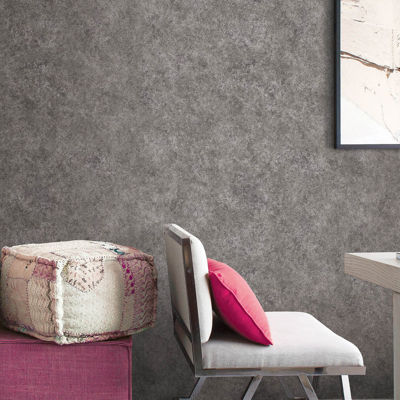 media image for Flotation Texture Charcoal/Metallic Wallpaper from the Special FX Collection by Galerie Wallcoverings 255