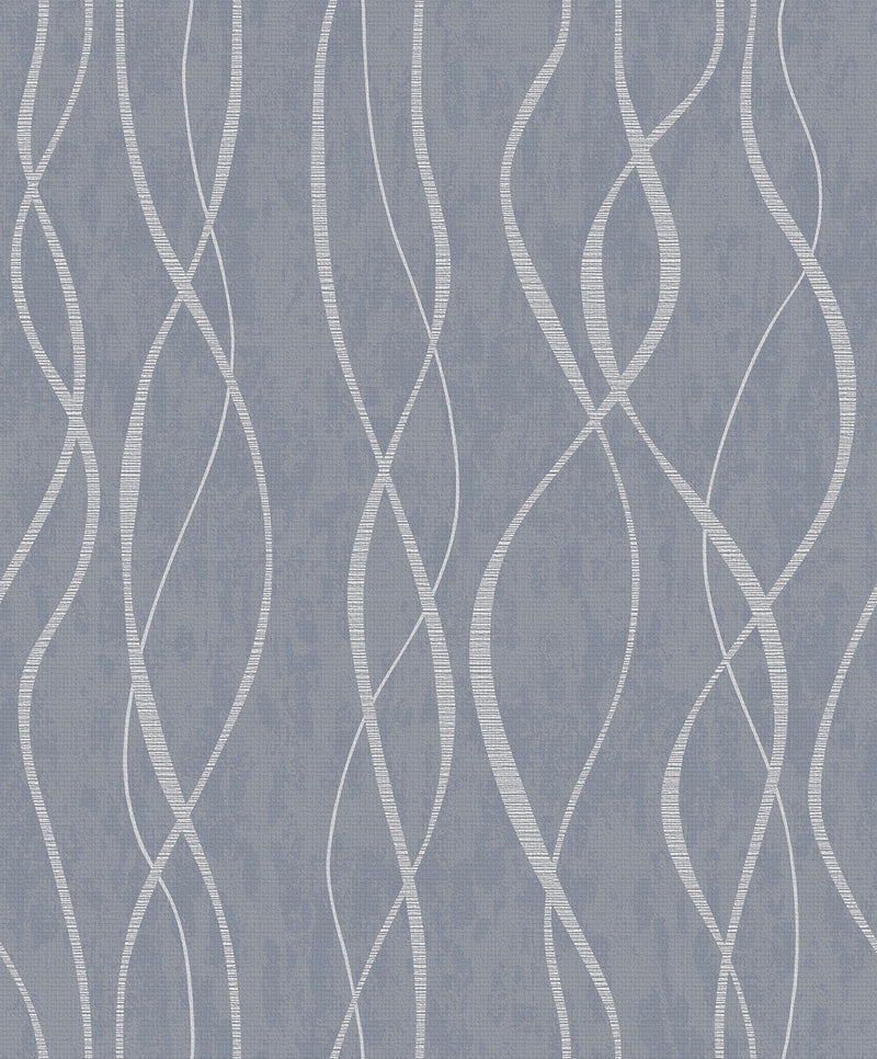 media image for Glitter Ribbons Grey/Metallic Wallpaper from the Special FX Collection by Galerie Wallcoverings 27