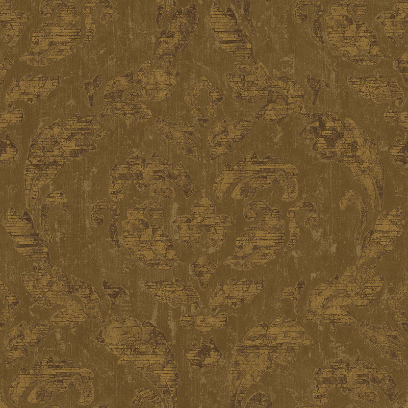 media image for In Lay Wallpaper in Brown/Gold from the Ambiance Collection by Galerie Wallcoverings 278