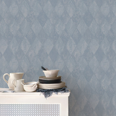 product image for Oh Wallpaper in Blue from the Ambiance Collection by Galerie Wallcoverings 14