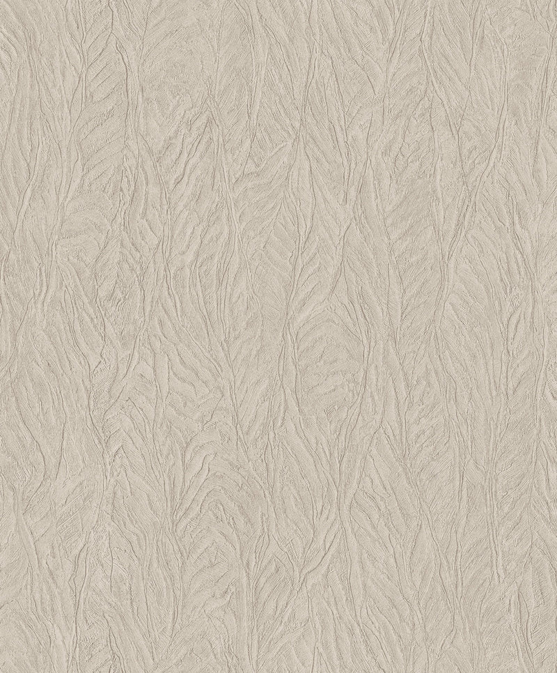 media image for Leaf Emboss Wallpaper in Taupe from the Ambiance Collection by Galerie Wallcoverings 283