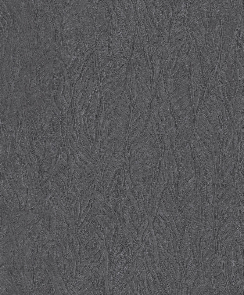 media image for Leaf Emboss Wallpaper in Charcoal  from the Ambiance Collection by Galerie Wallcoverings 278