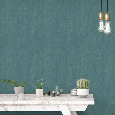 product image for Tip Texture Wallpaper in Turquoise from the Ambiance Collection by Galerie Wallcoverings 37