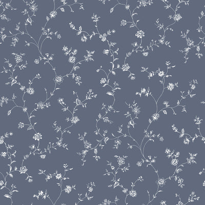 product image for Floral Trail Navy Wallpaper from the Miniatures 2 Collection by Galerie Wallcoverings 13