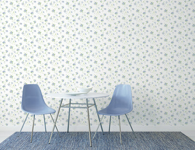 product image for Floral Branch Blue/Green Wallpaper from the Miniatures 2 Collection by Galerie Wallcoverings 11