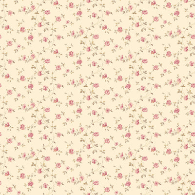 product image of Floral Red Wallpaper from the Miniatures 2 Collection by Galerie Wallcoverings 522