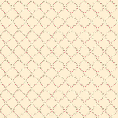 product image of Trellis Red/Brown Wallpaper from the Miniatures 2 Collection by Galerie Wallcoverings 582