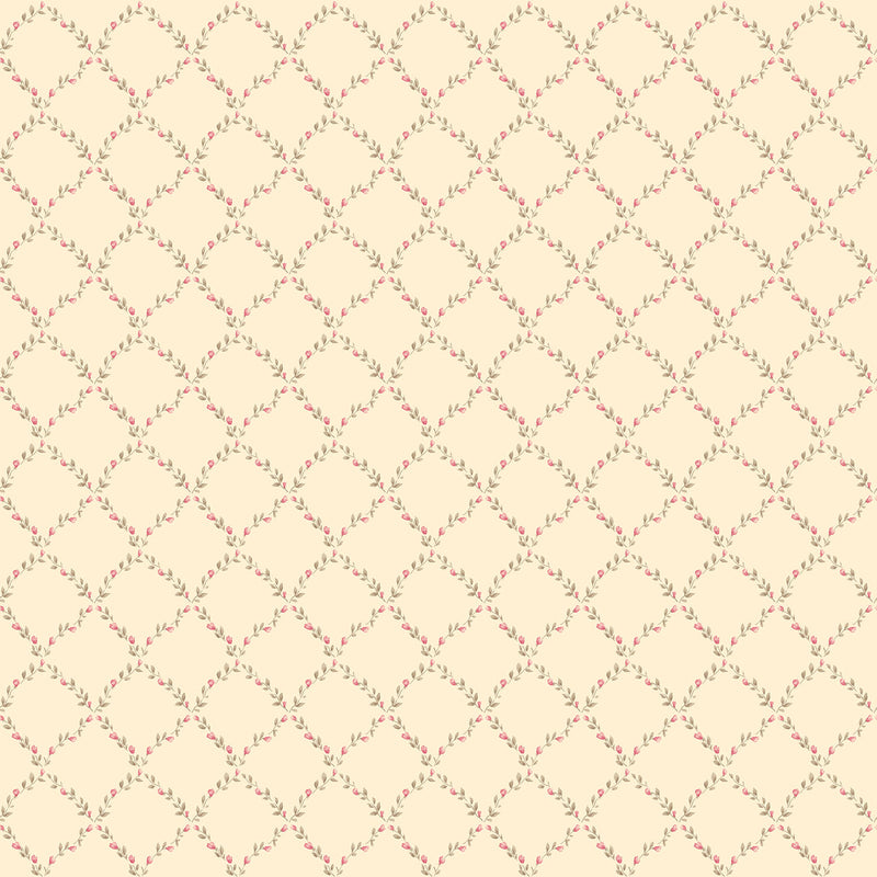 media image for Trellis Red/Brown Wallpaper from the Miniatures 2 Collection by Galerie Wallcoverings 271