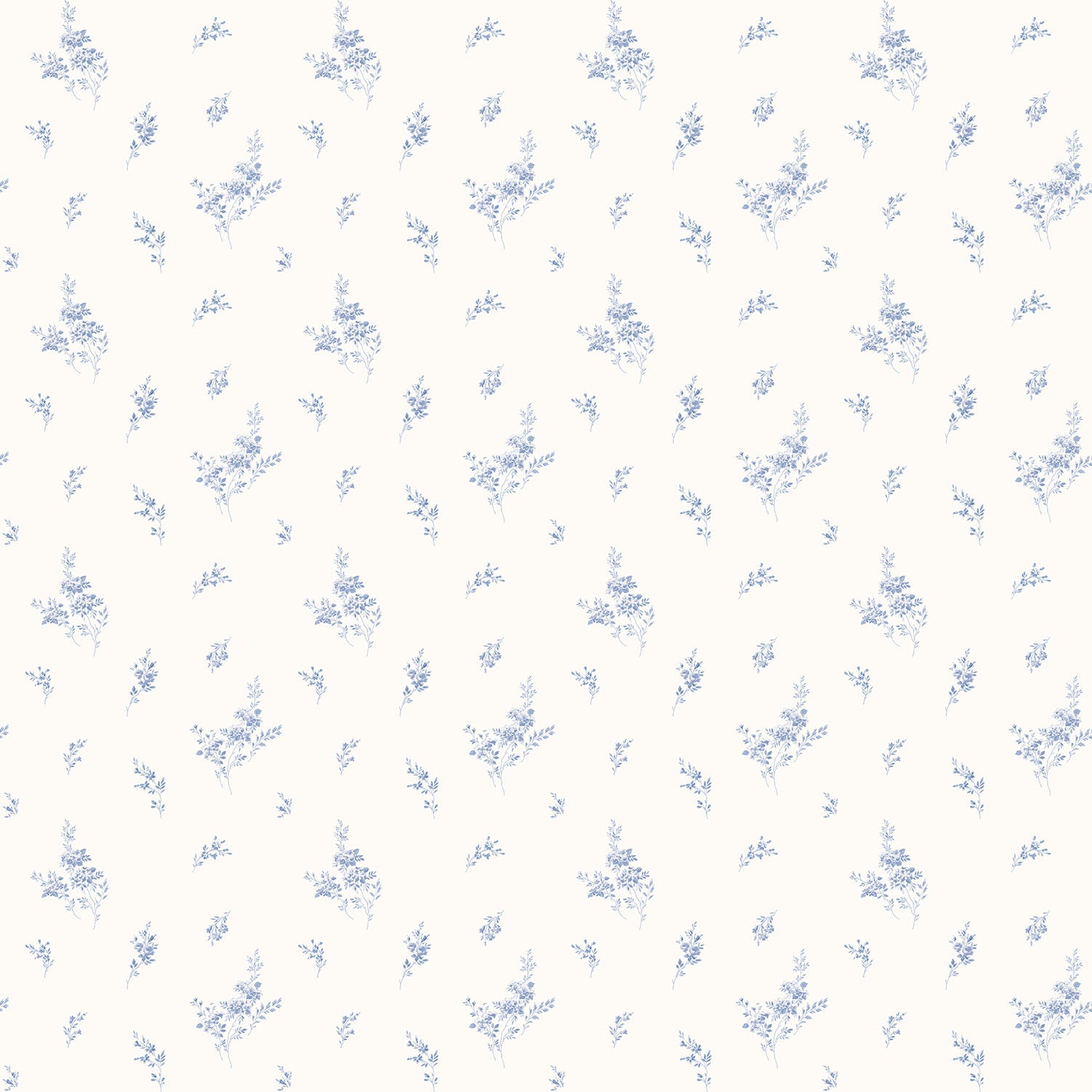 Shop Sample Tiny Roses Blue Wallpaper from the Miniatures 2 Collection ...