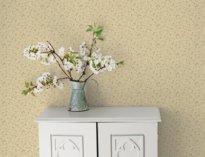 product image for Floral Vines Blue Multi Wallpaper from the Miniatures 2 Collection by Galerie Wallcoverings 88