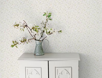 product image for Floral Vines Pink/Lilac Wallpaper from the Miniatures 2 Collection by Galerie Wallcoverings 40