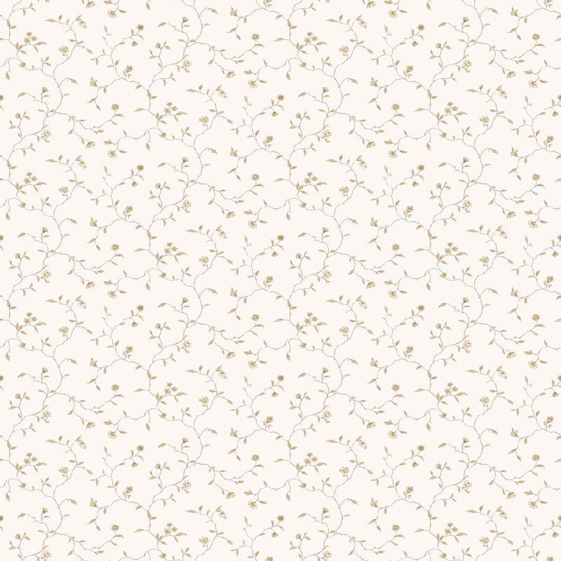 media image for sample floral vines beige wallpaper from the miniatures 2 collection by galerie wallcoverings 1 243