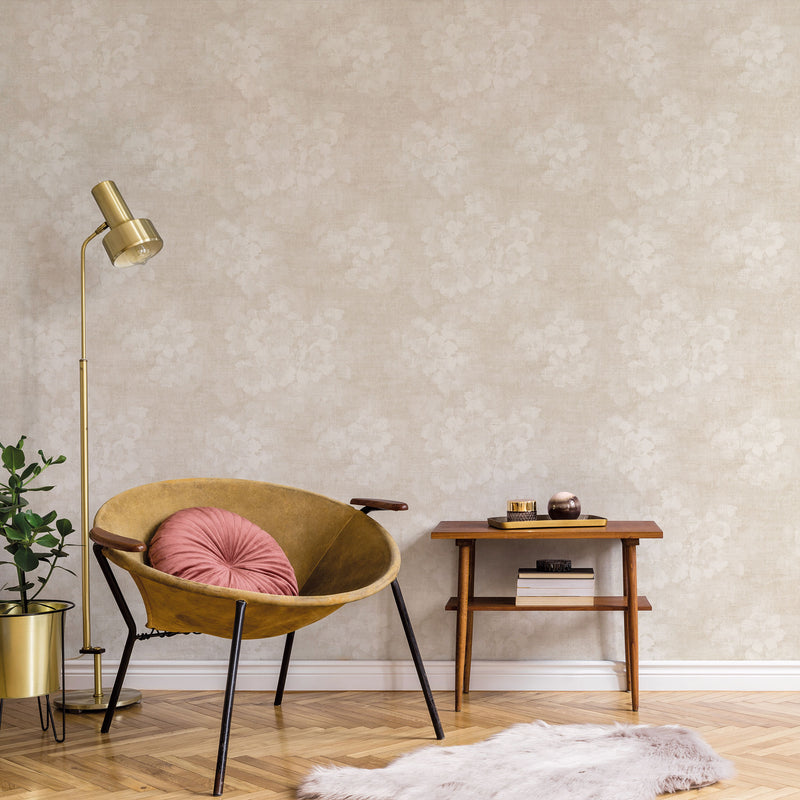 media image for Mystic Floral Taupe Wallpaper from the Atmosphere Collection by Galerie Wallcoverings 250