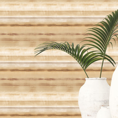 product image for Skye Stripe Ochre Wallpaper from the Atmosphere Collection by Galerie Wallcoverings 1