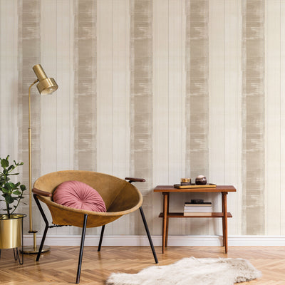 product image for Sublime Stripe Taupe Wallpaper from the Atmosphere Collection by Galerie Wallcoverings 25