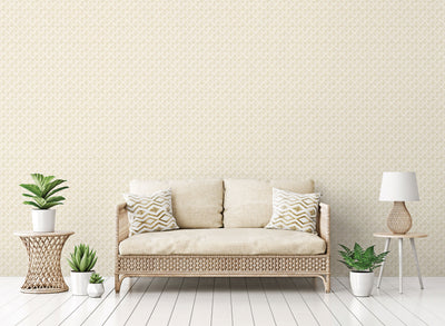 product image for Block Print Wallpaper in Beige from the Bazaar Collection by Galerie Wallcoverings 11