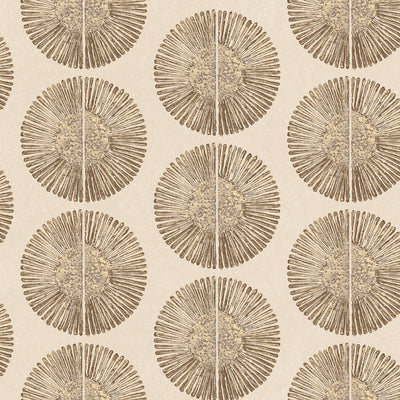 product image for Soleil Wallpaper in Brown, Gold from the Bazaar Collection by Galerie Wallcoverings 34