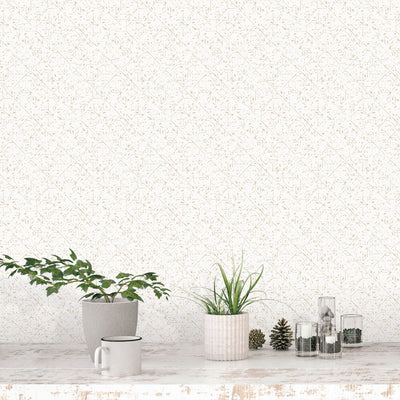 product image for Tangier Tile Wallpaper in Neutral Taupe from the Bazaar Collection by Galerie Wallcoverings 17