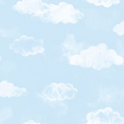 product image for Cloud Sky Blue Wallpaper from the Tiny Tots 2 Collection by Galerie Wallcoverings 37