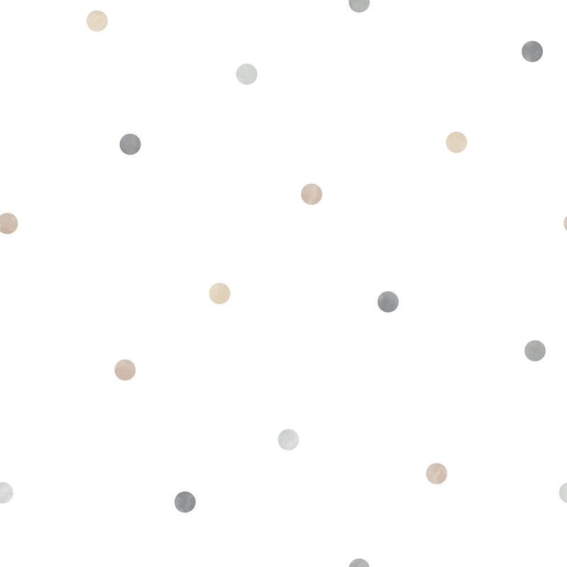 media image for Dots Beige/Grey Wallpaper from the Tiny Tots 2 Collection by Galerie Wallcoverings 20